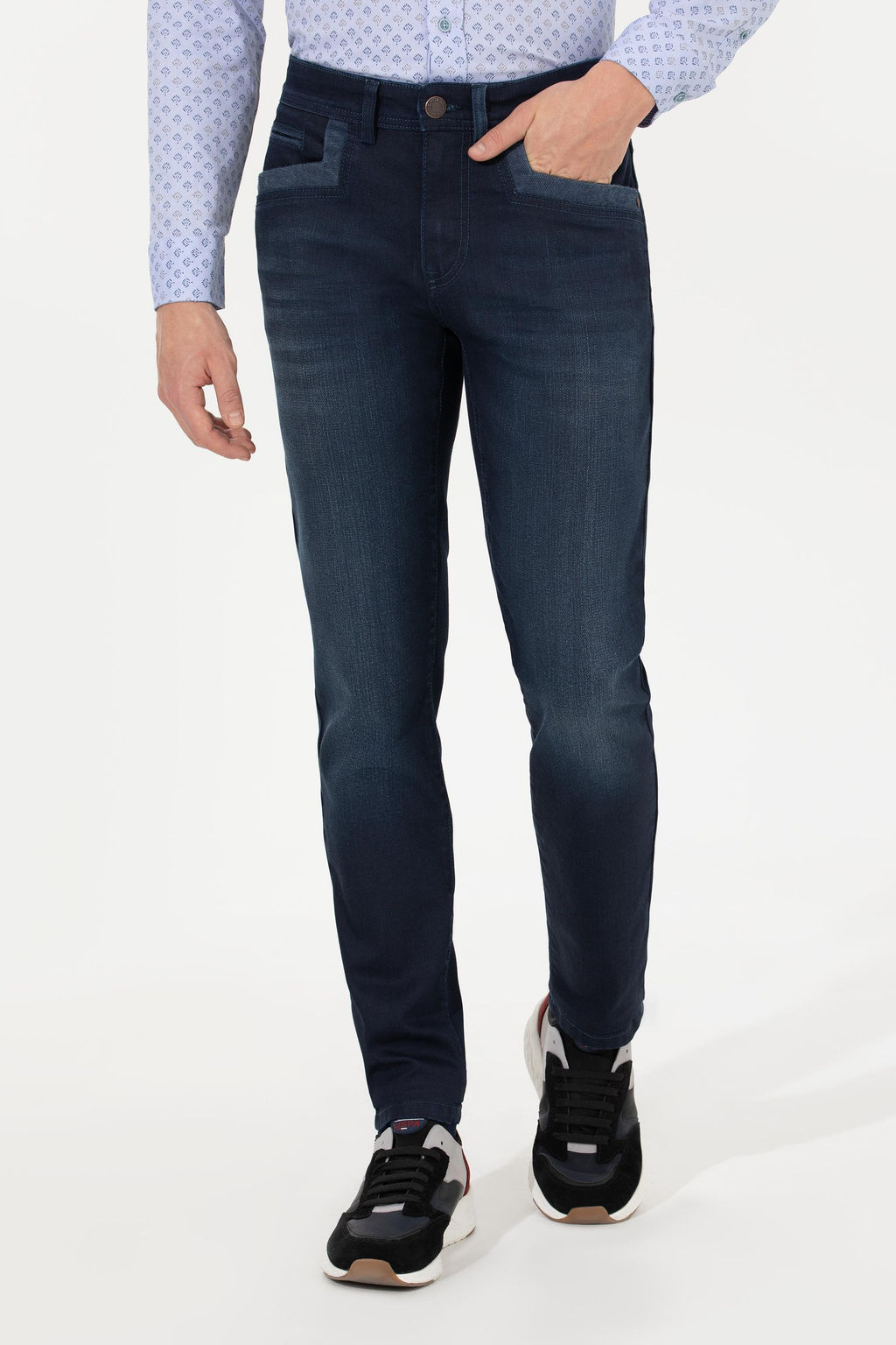 Erkek Lacivert Jean Pantolon - U.s. polo assn фото 2