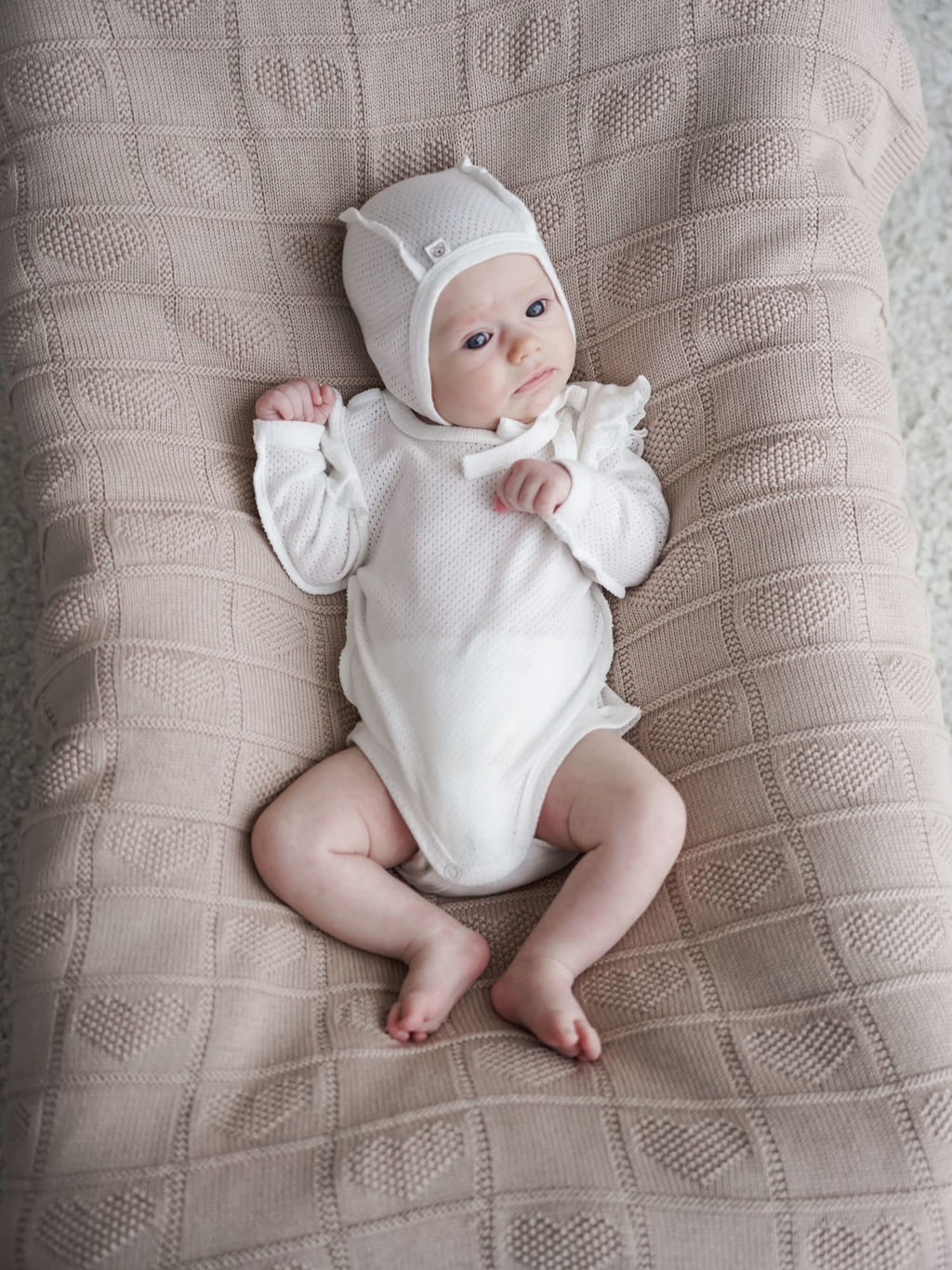 Боди с крылышками Молоко из ажурного хлопка 0+ - Bungly фото 2