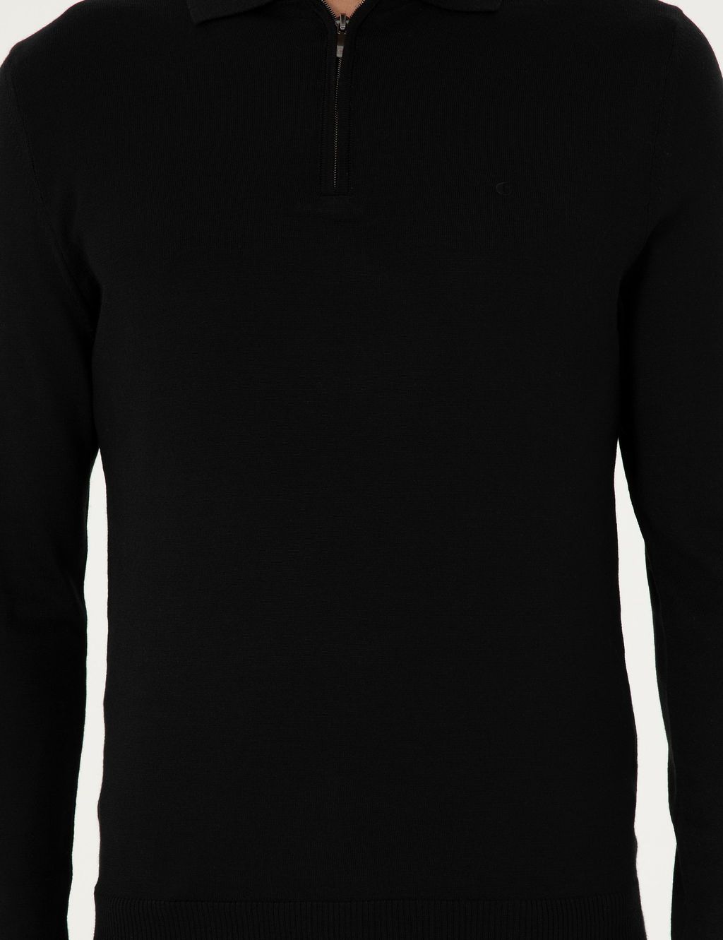 Черный базовый свитер обычного кроя - Cacharel фото 6