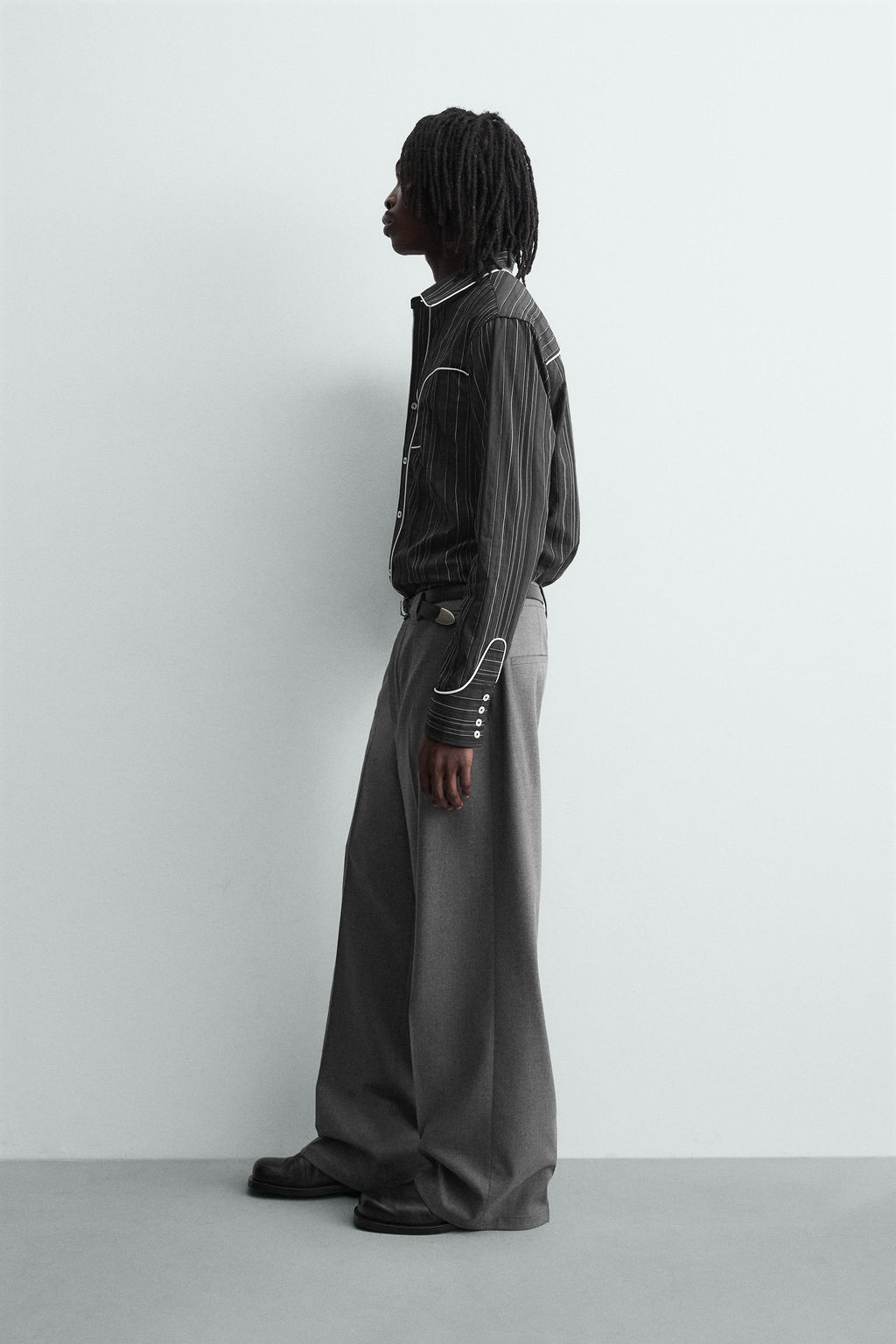 WESTERN SHIRT WITH PIPING - Zara фото 12