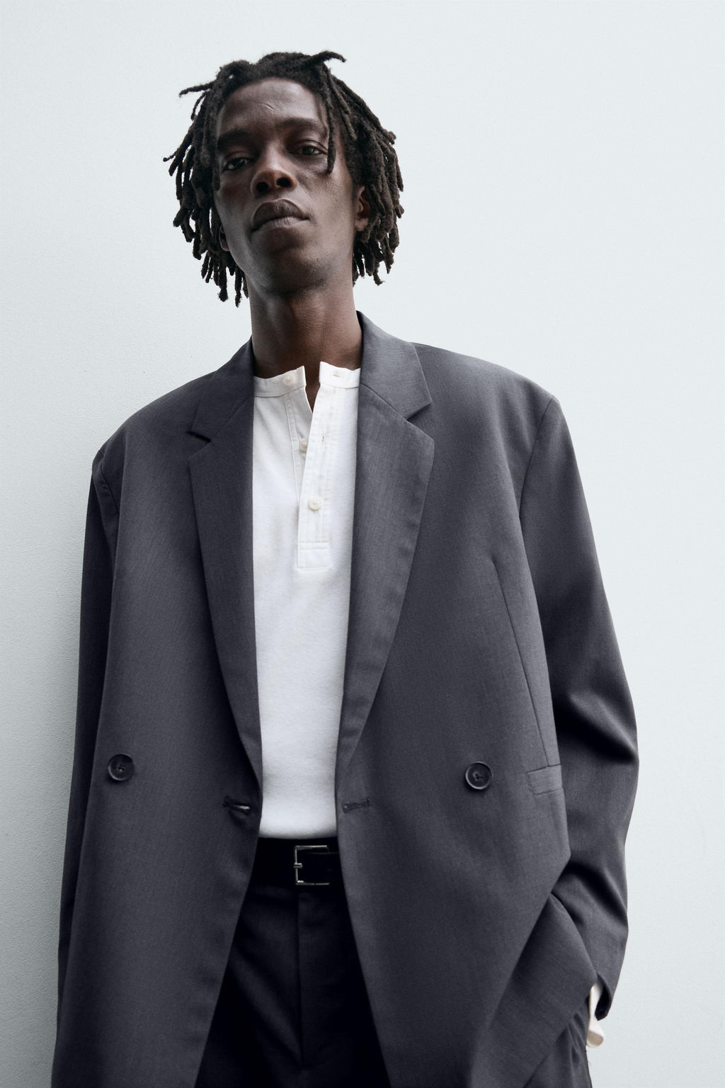 DOUBLE-BREASTED SUIT BLAZER - Zara фото 5