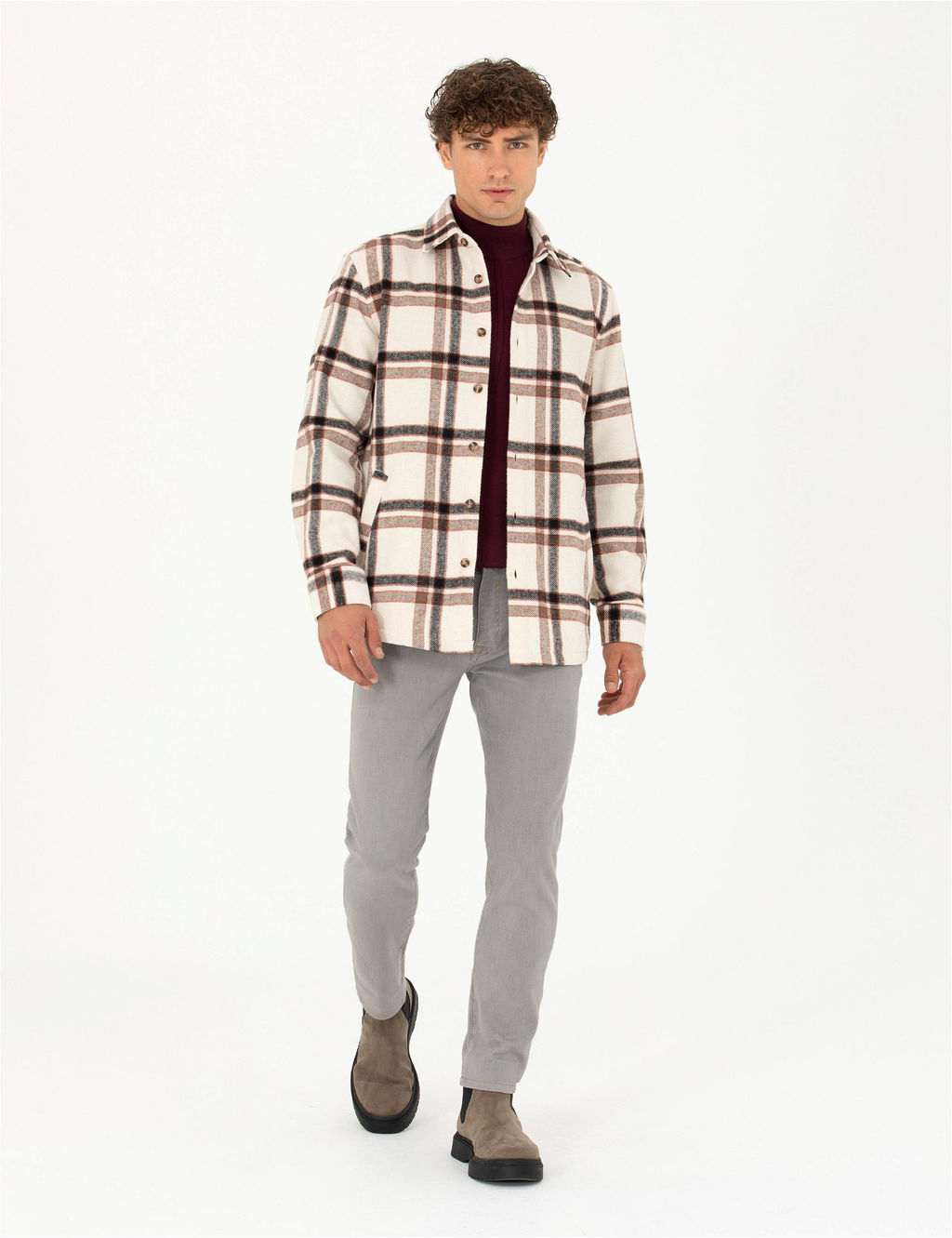 Bej Oduncu Comfort Fit G_mlek