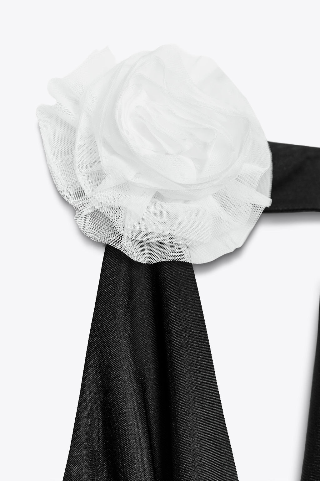 HALTER BODYSUIT WITH FLORAL APPLIQU_ - Zara фото 9