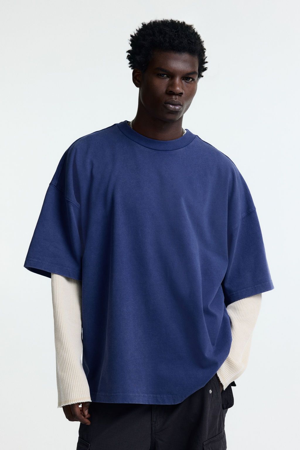 Camiseta Oversized Fit - H&m фото 3