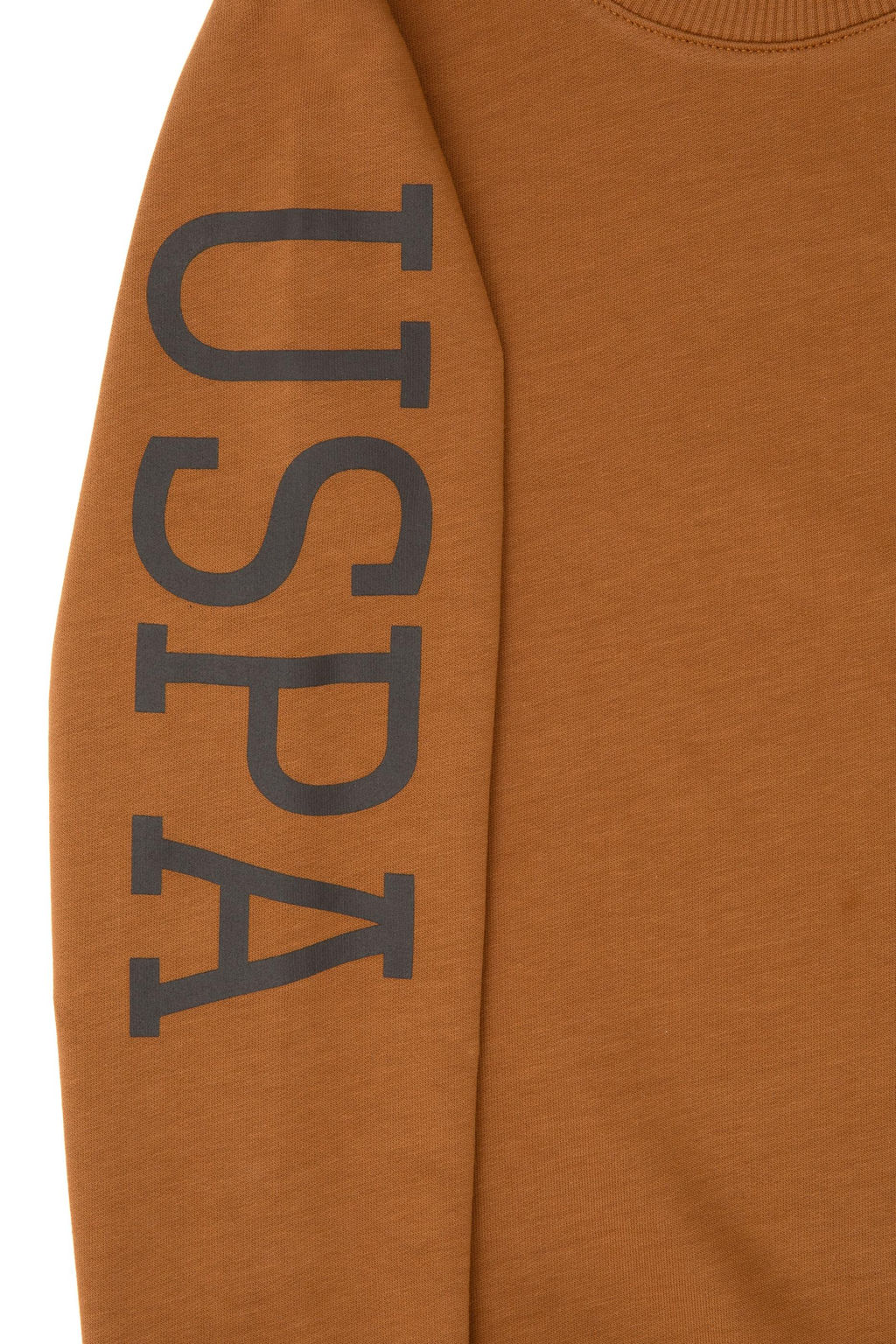 Erkek _ocuk Camel Basic Bisiklet Yaka Sweatshirt Sepette S_rpriz _ndirim - U.s. polo assn фото 4