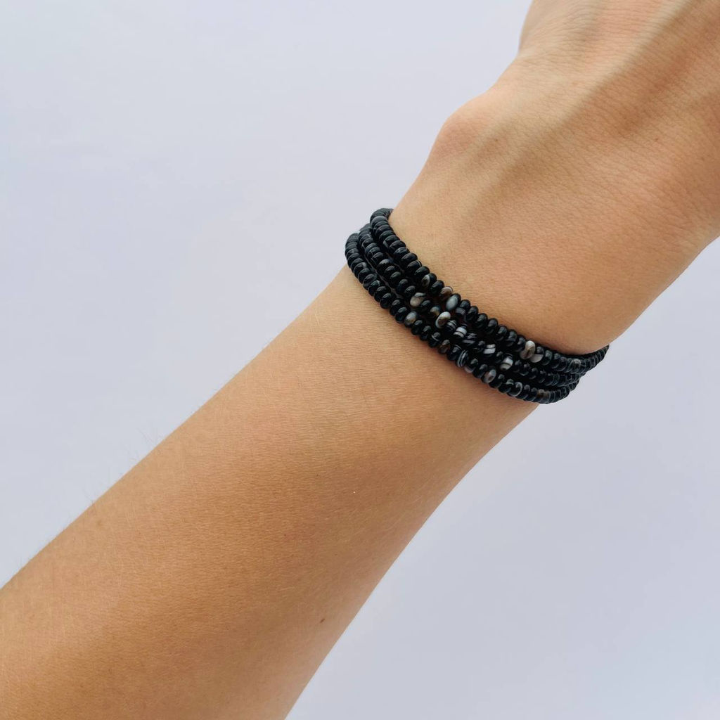 Бусины для украшений из полосатого Агата