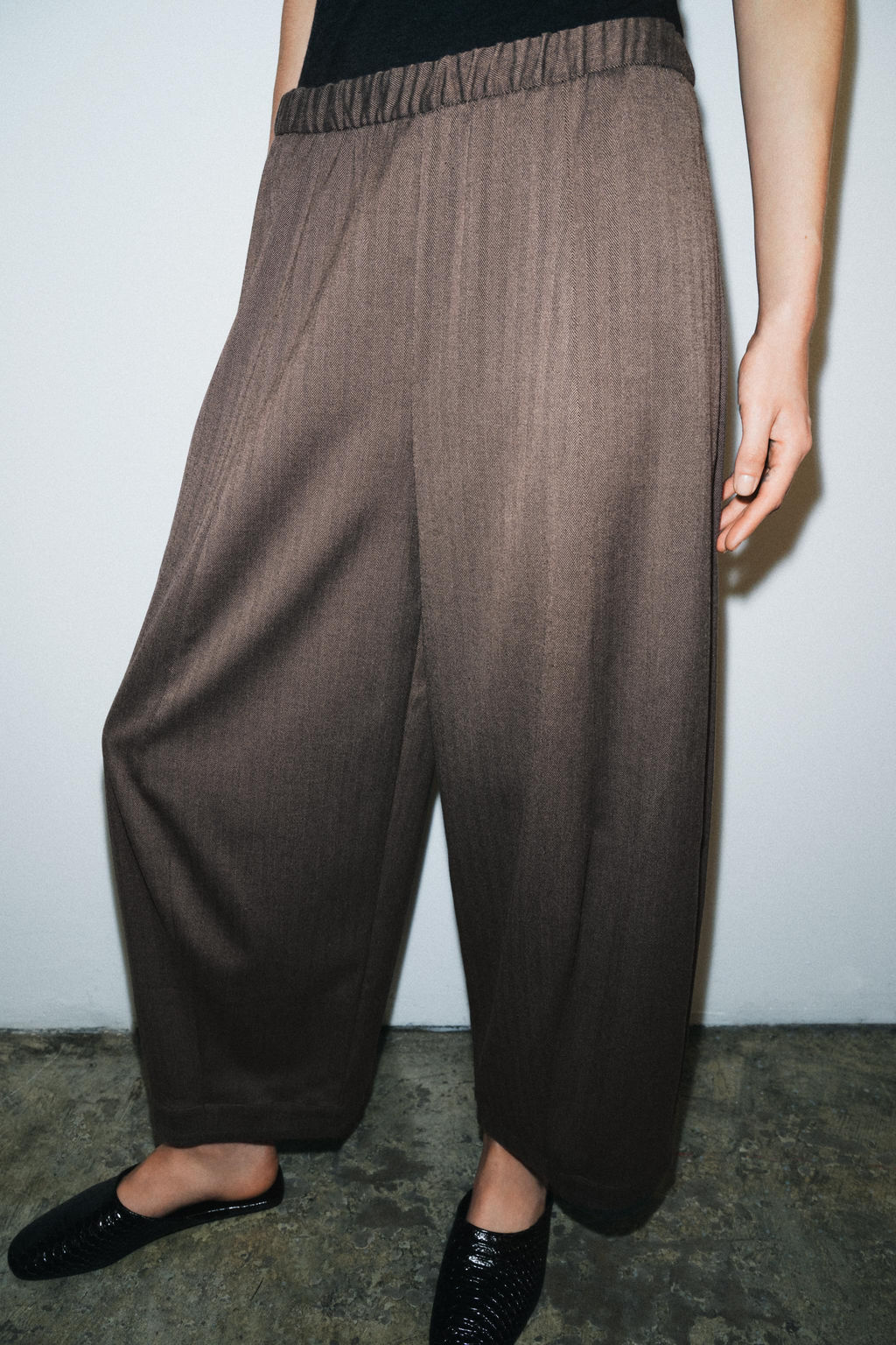 ZW COLLECTION WIDE-LEG TROUSERS - Zara фото 9