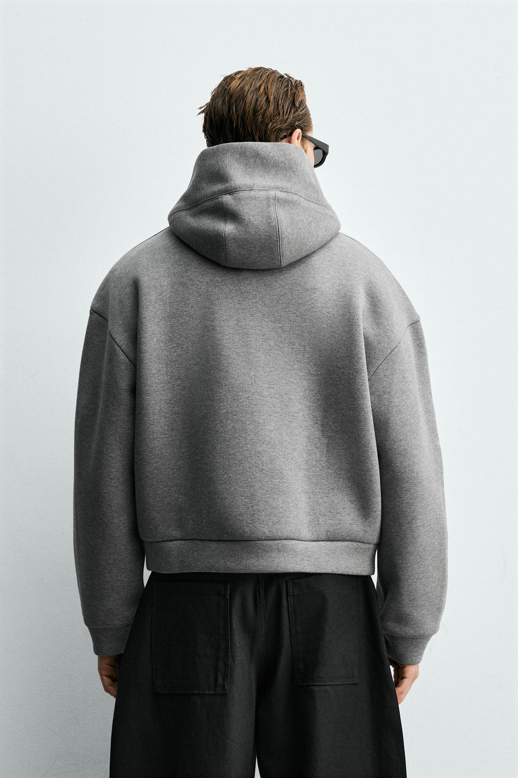 COMPACT BOXY FIT HOODIE - Zara фото 12
