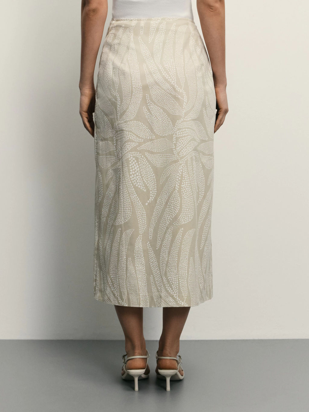 Юбка из хлопка на запах / Zarina  фото 5