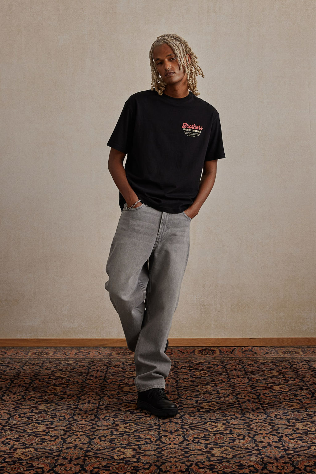 Camiseta con motivo estampado Loose Fit - H&m фото 3