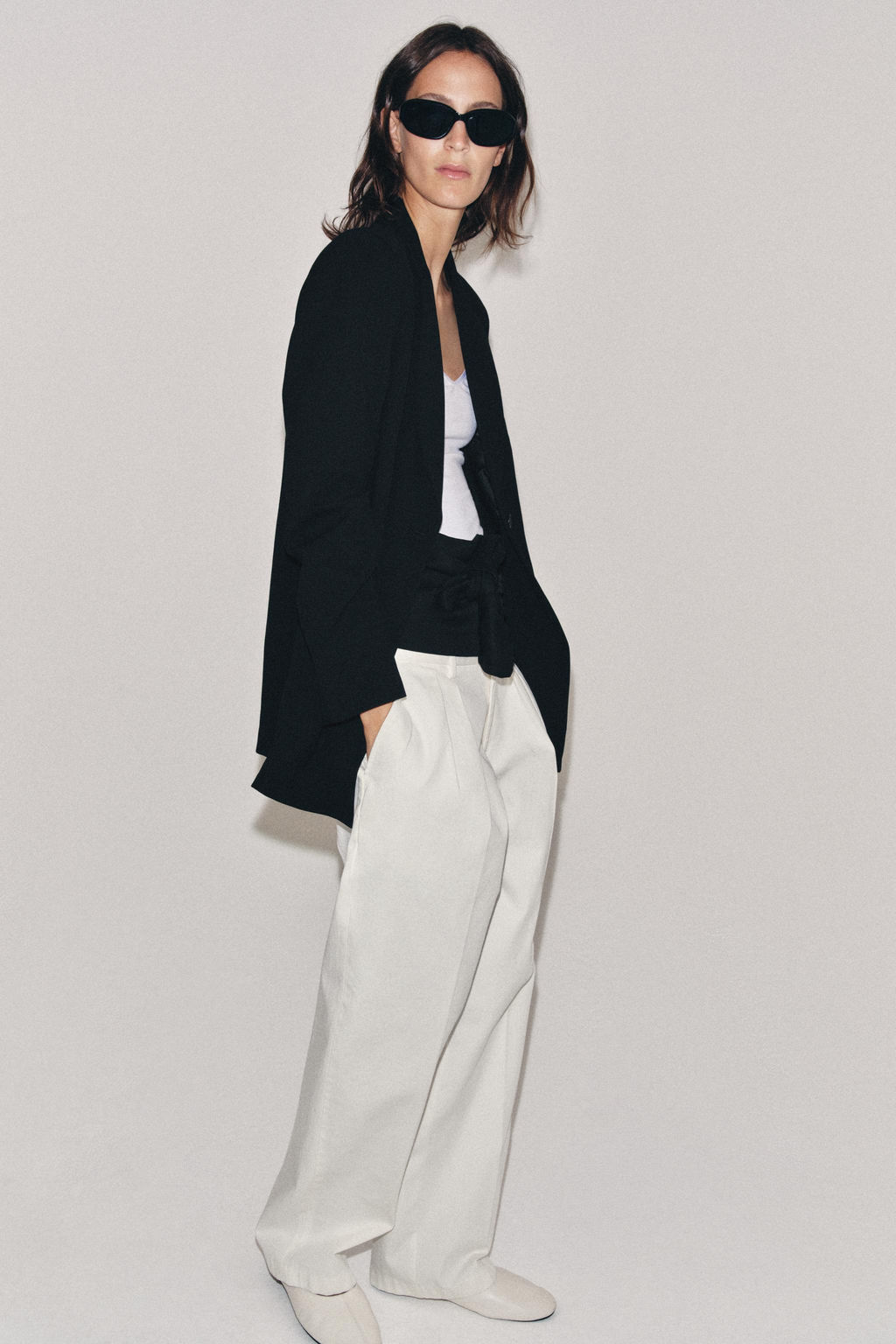 BLAZER SLIM CON LANA ZW COLLECTION LIMITED EDITION / Negro - Zara фото 6