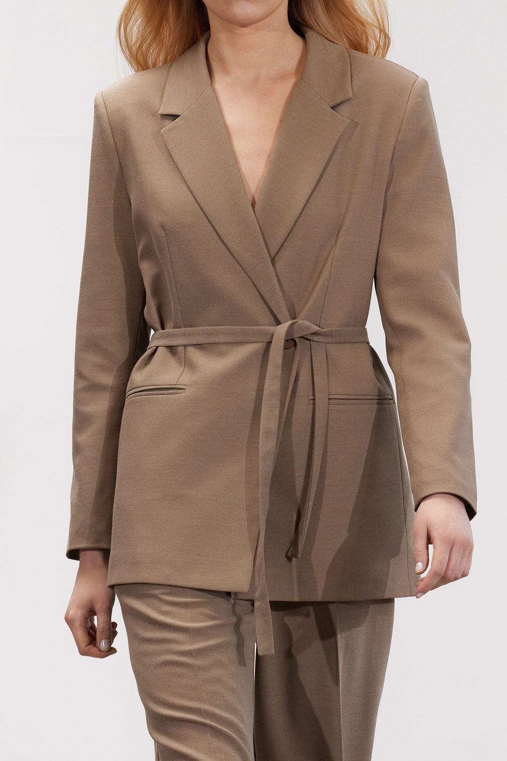 TRENDYOLMILLA Limited Edition Tas Baglama Detayl? Poliviskon Dokuma Blazer Ceket TWOSS24BC00037 фото 3