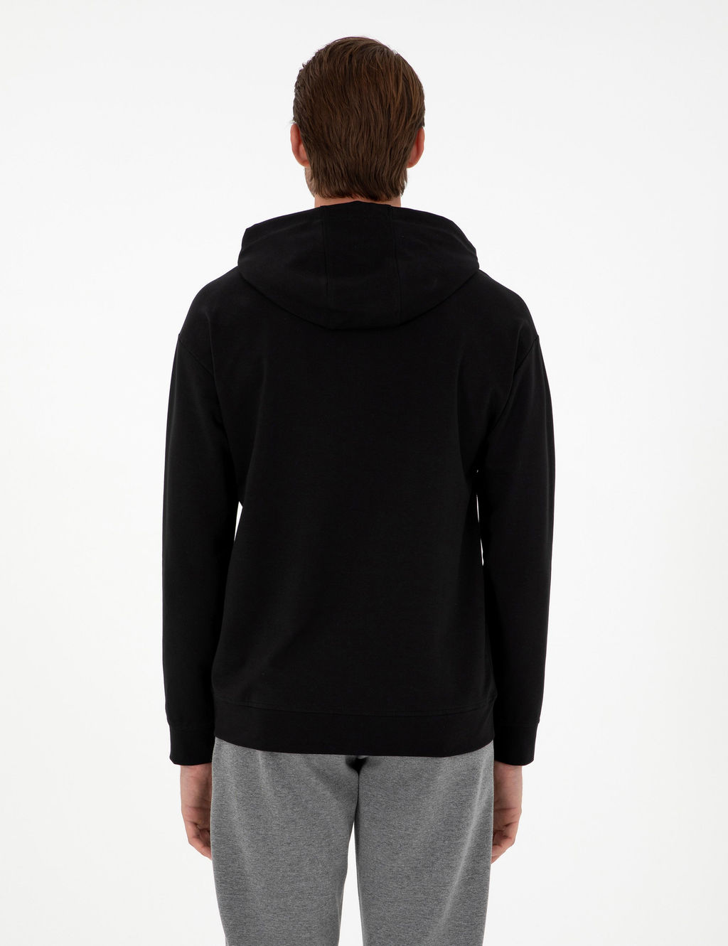 Siyah Comfort Fit Sweatshirt - Pierre cardin фото 5