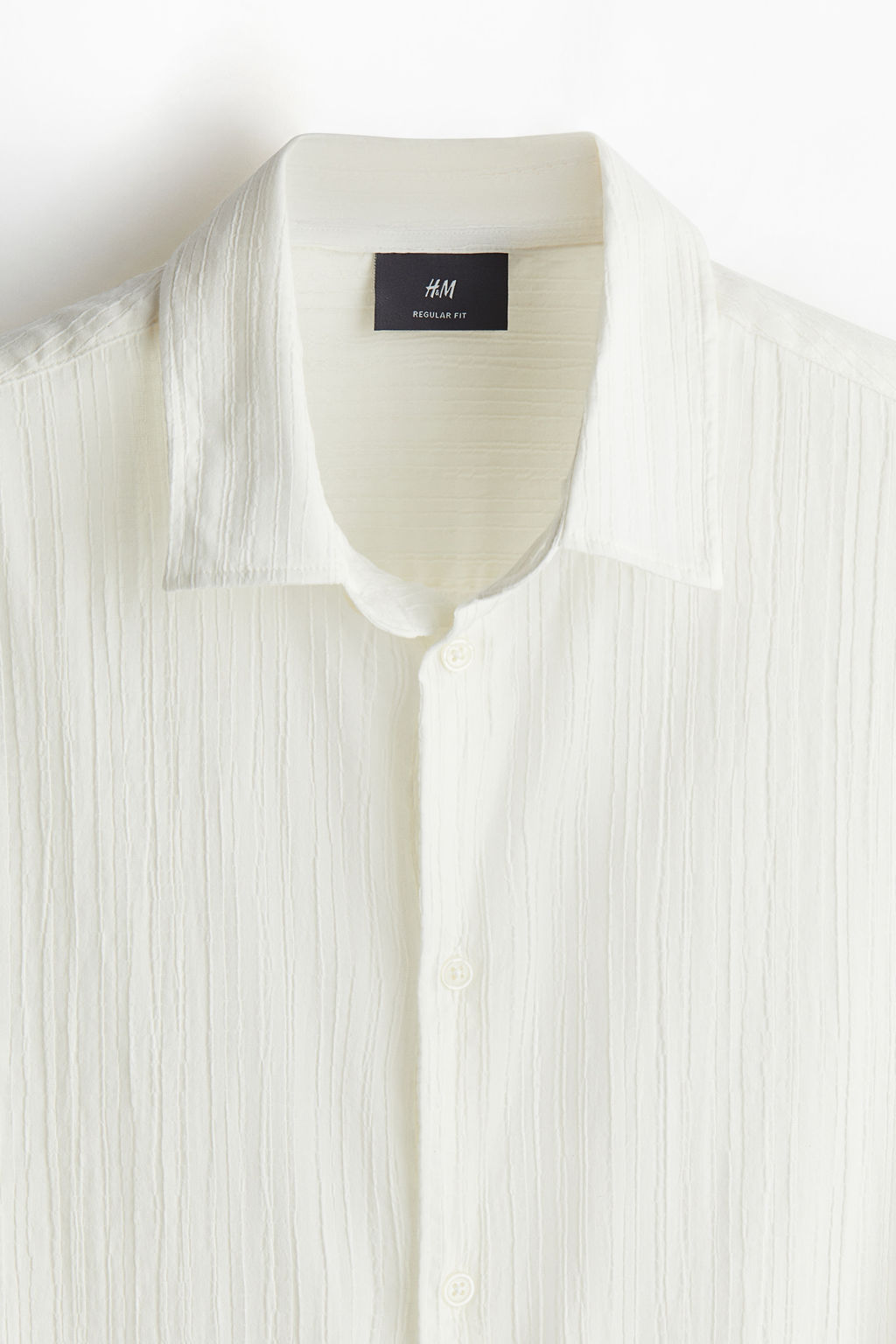 Camisa texturizada Regular Fit - H&m фото 6