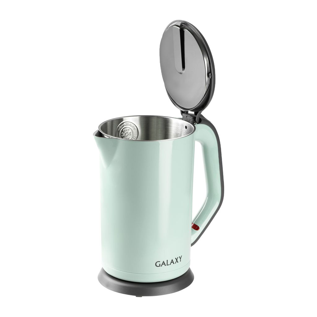 Чайник электрический с двойными стенками GALAXY GL0330/салатовый  фото 3