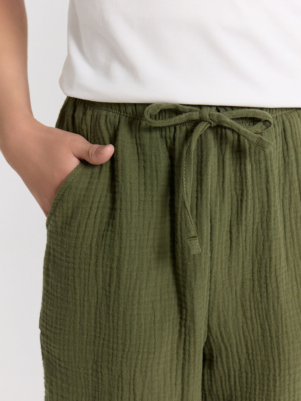 Шорты для мальчиков зеленые - Mark formelle фото 5