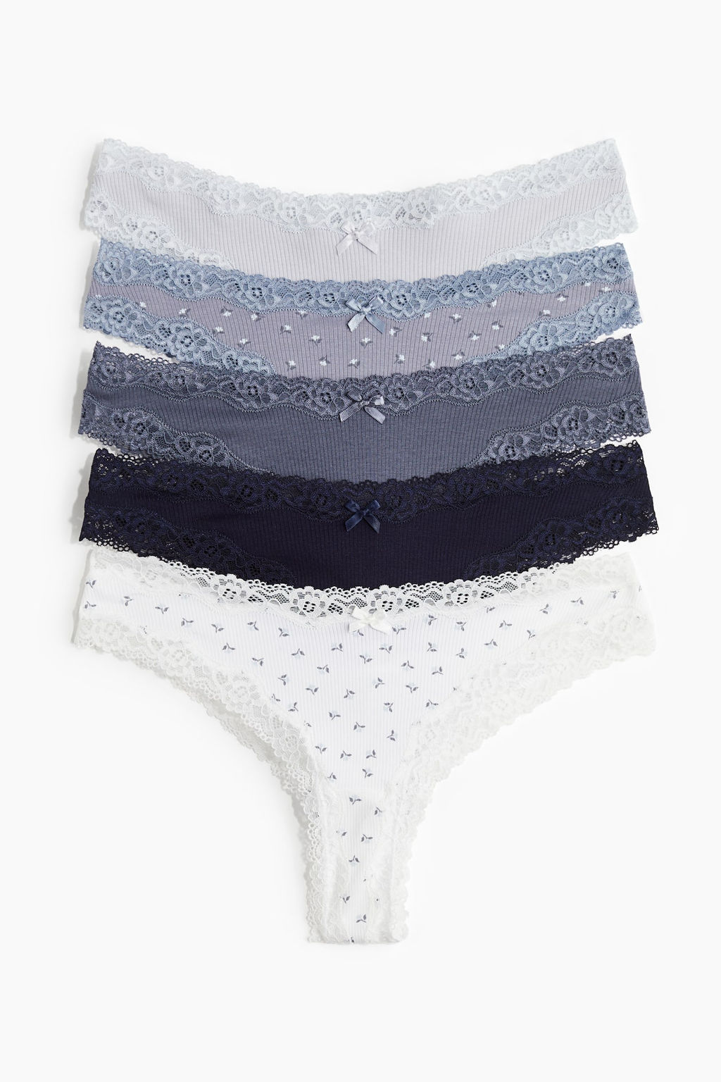 Pack de 5 bragas Brazilian