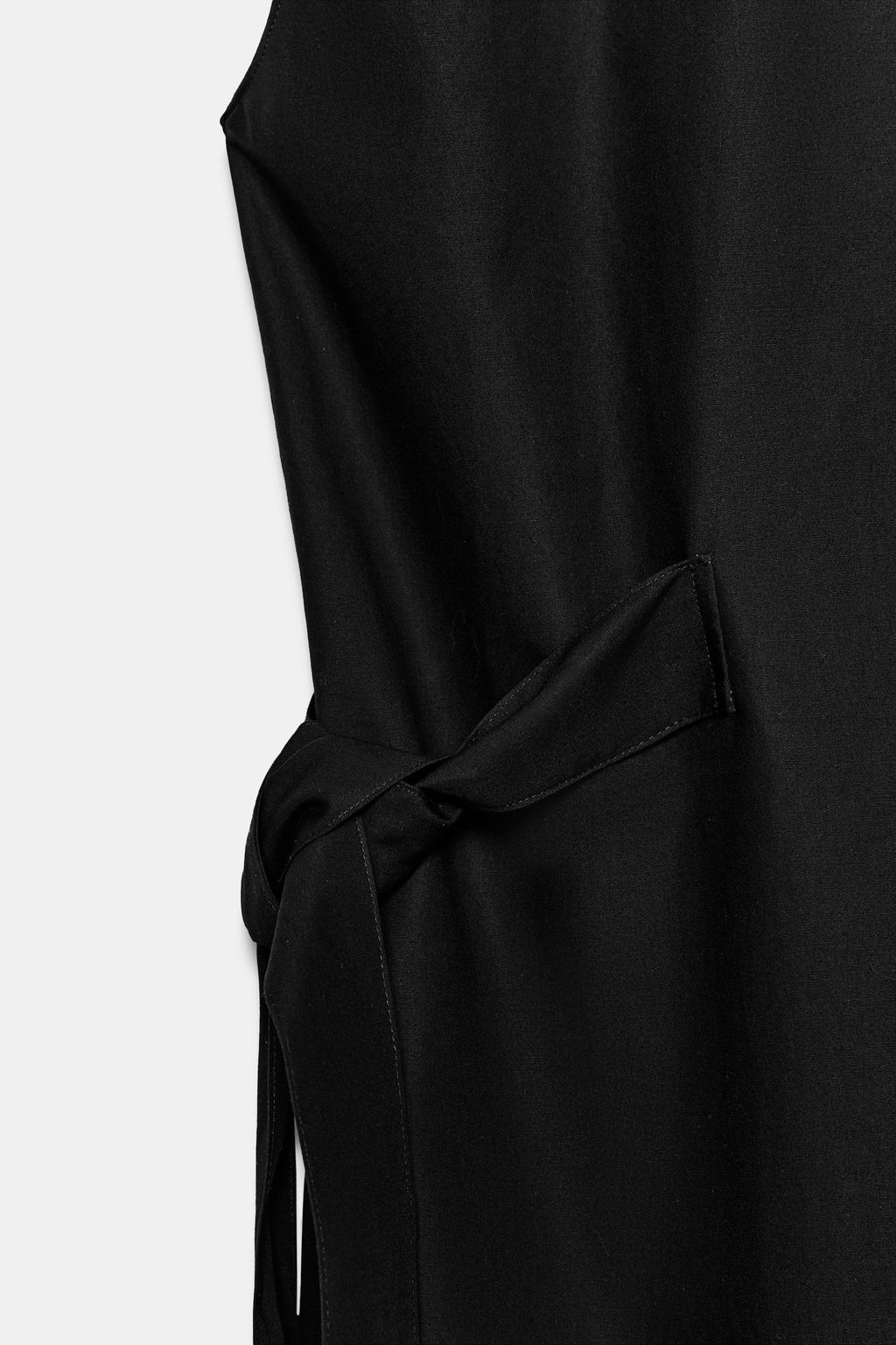 VESTIDO CAMISERO LAZADAS ZW COLLECTION / Negro - Zara фото 6