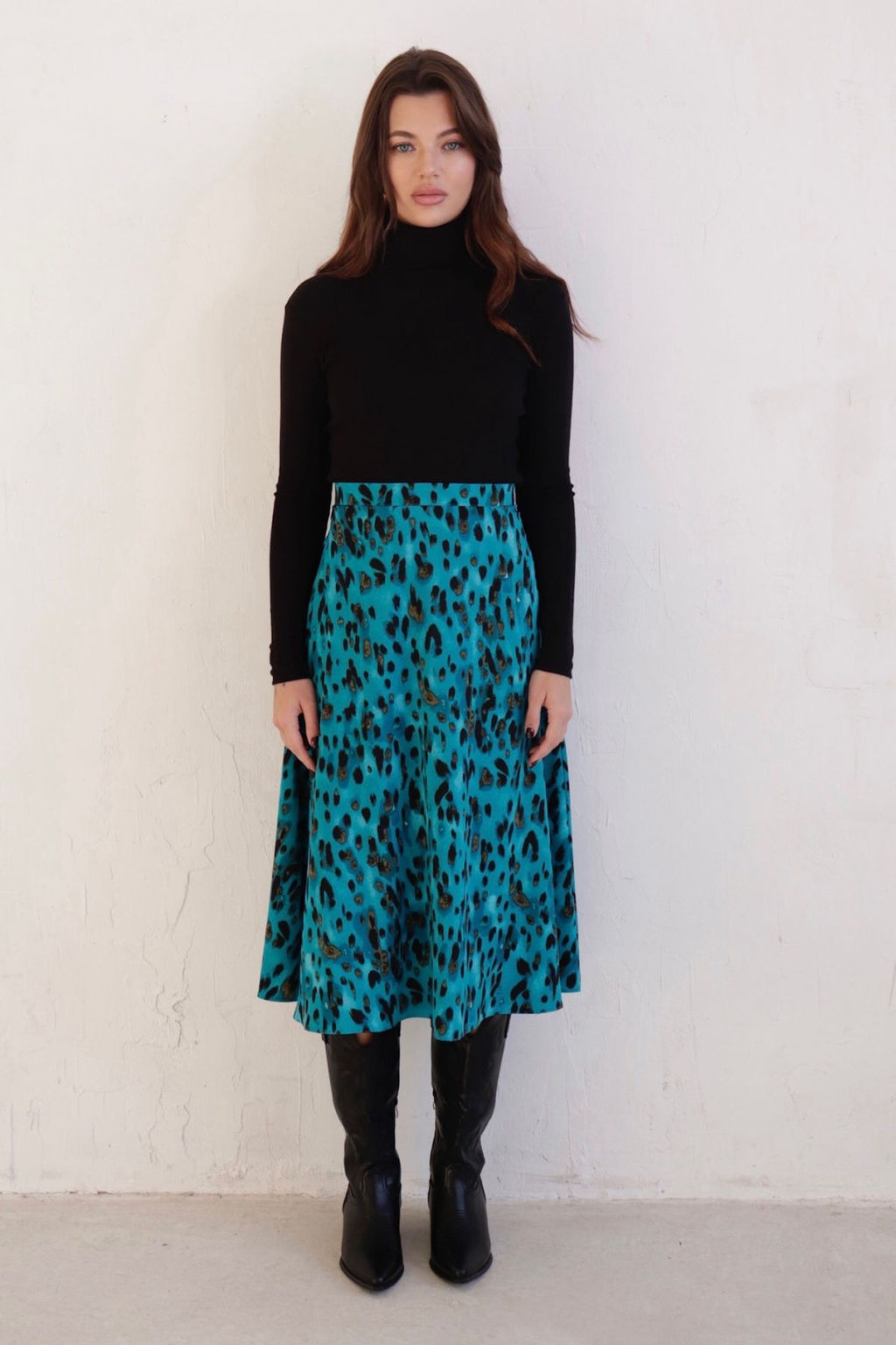 Юбка А-силуэта с принтом - Martichelli фото 15