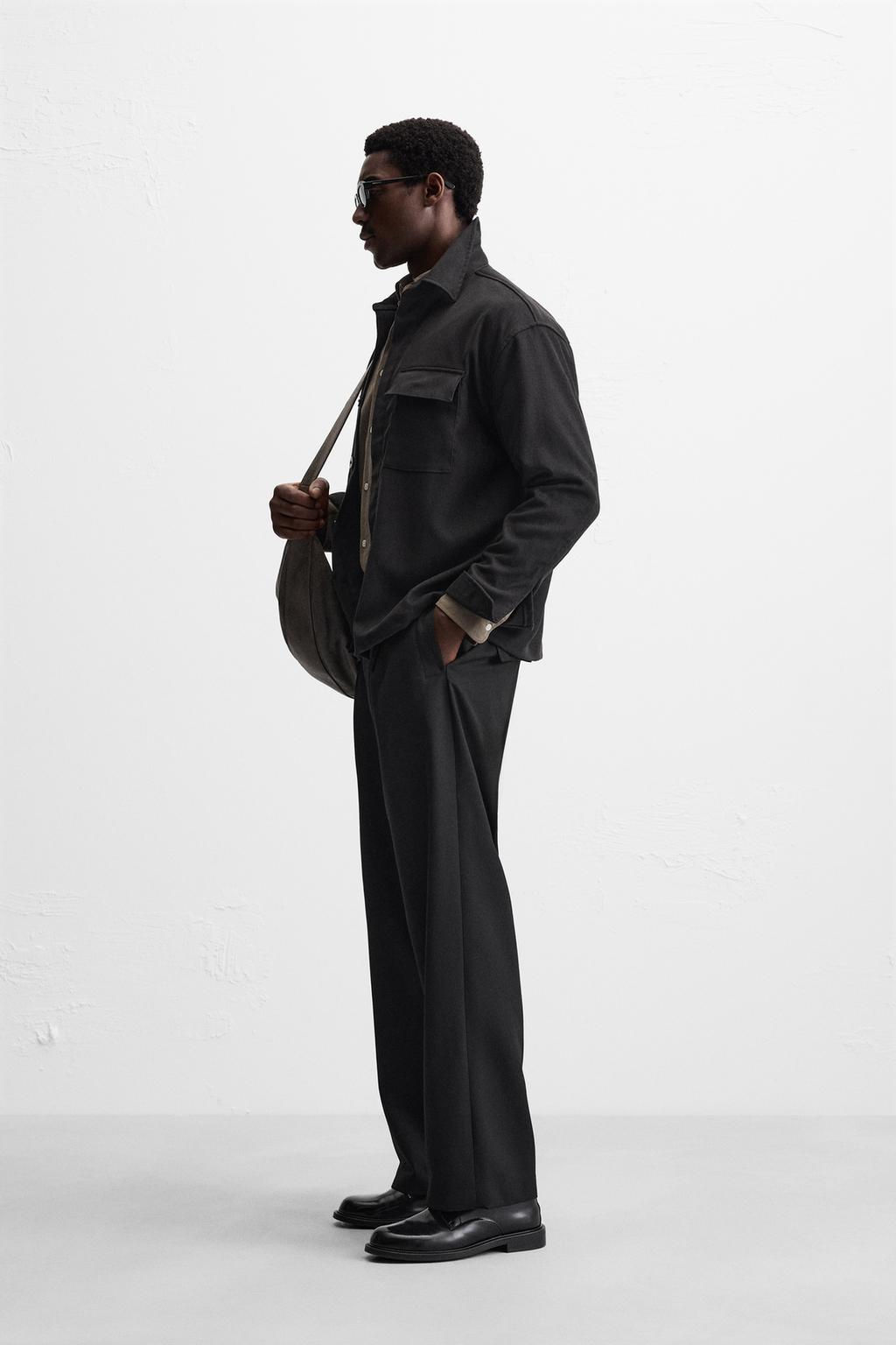 OVERSHIRT WITH POCKETS - Zara фото 4