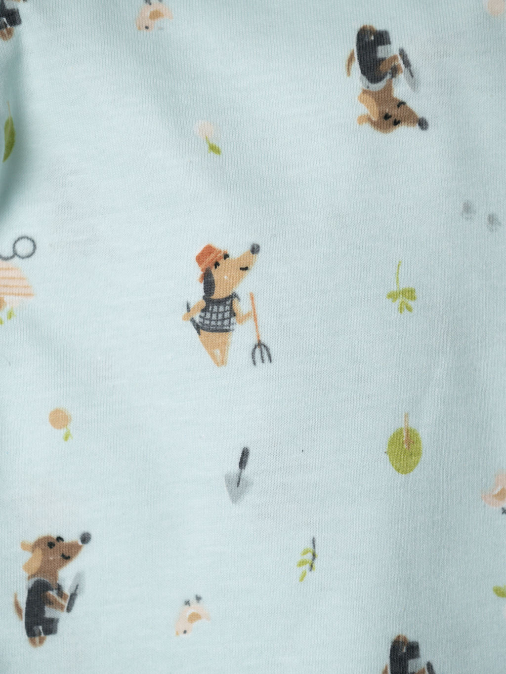 Футболка из тонкого хлопка, беж/синий - Lesi kids фото 22