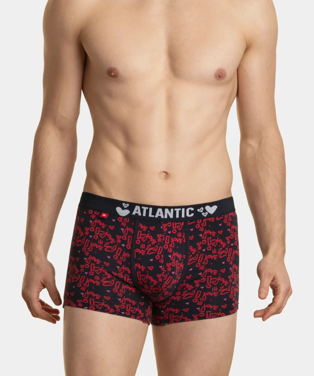 ATLANTIC 2GMH-018 Трусы шорты Valentines - набор 2 шт.  фото 6
