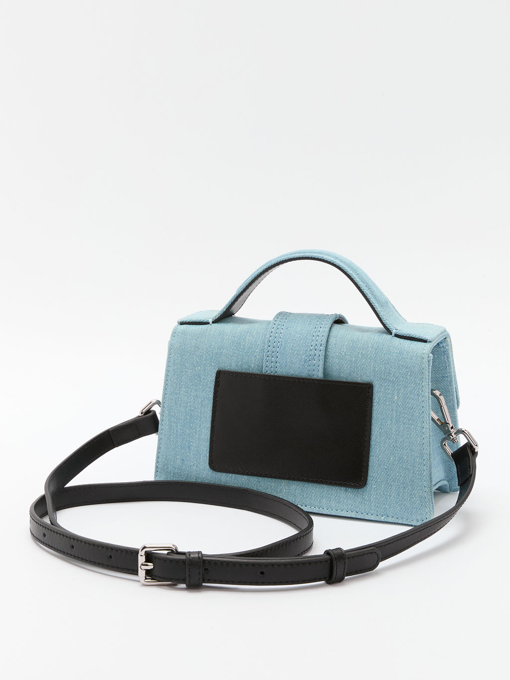 Женская сумка с ручками из денима TENDANCE Артикул 4248264, светло-голубой  фото 4