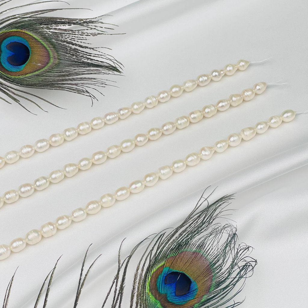 Бусины для украшений из белого Жемчуга 35 см