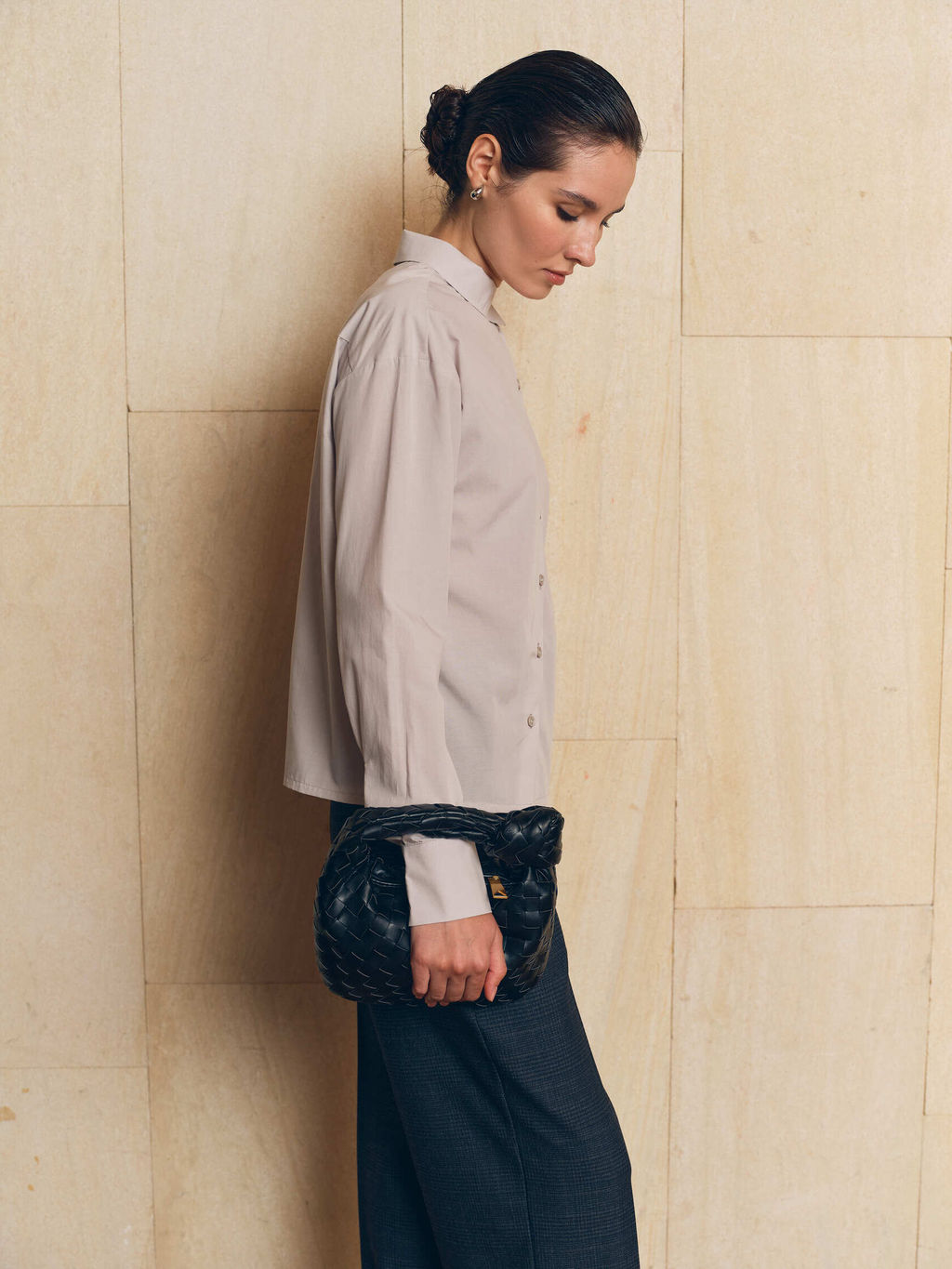 Рубашка свободного кроя 512.030091/Св.серый - Seven senses фото 5