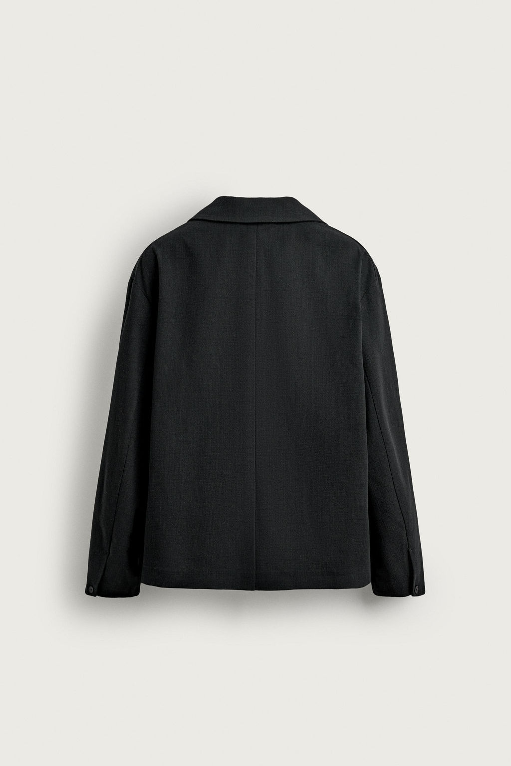 SOBRECAMISA RELAXED FIT BOLSILLOS / Negro - Zara фото 7
