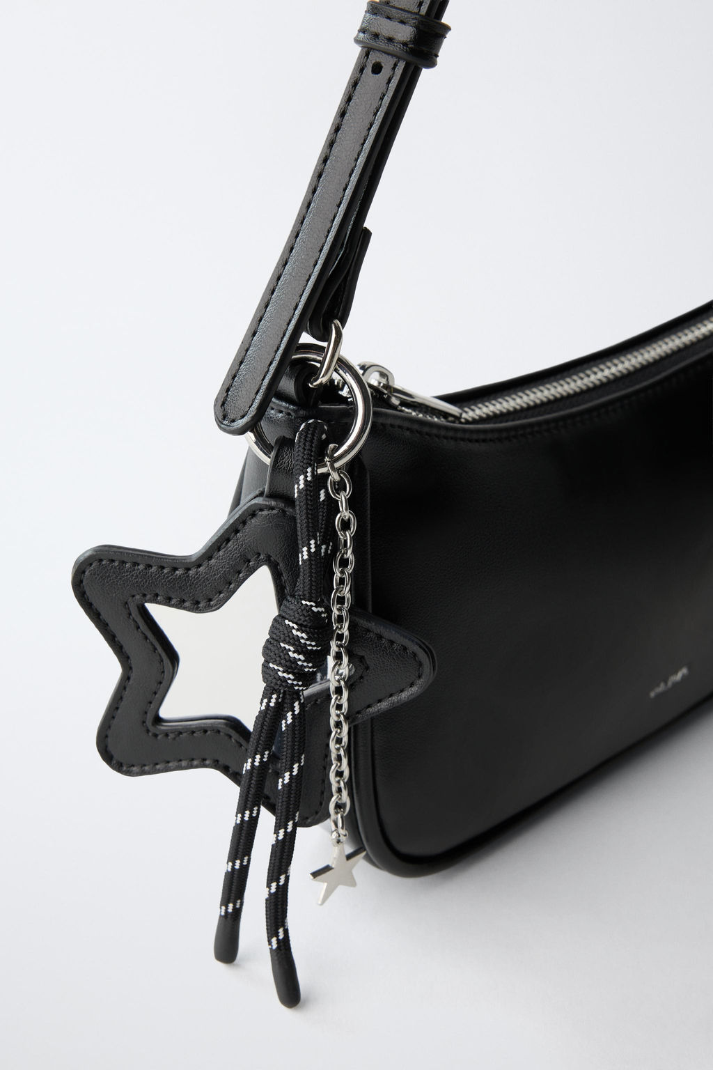 BOLSO CHARM / Negro - Zara фото 3
