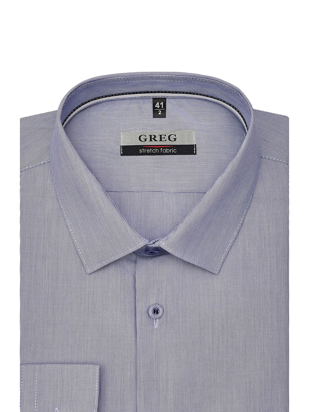 Сорочка мужская длинный рукав GREG 213/237/0205/ZN/1p STRETCH  фото 5