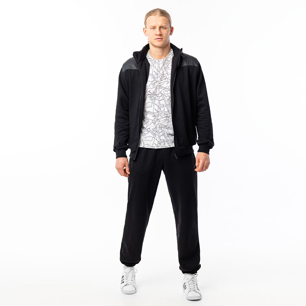 RODOS Спортивный костюм мужской М-287 Чёрный