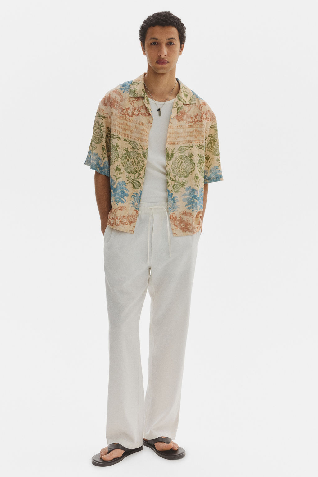 Camisa resort estampada Regular Fit - H&m фото 6