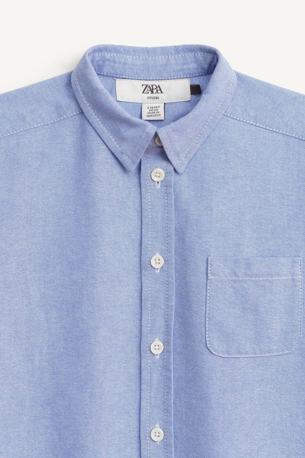 LIMITED EDITION EMBROIDERED FOX OXFORD SHIRT - Zara фото 7