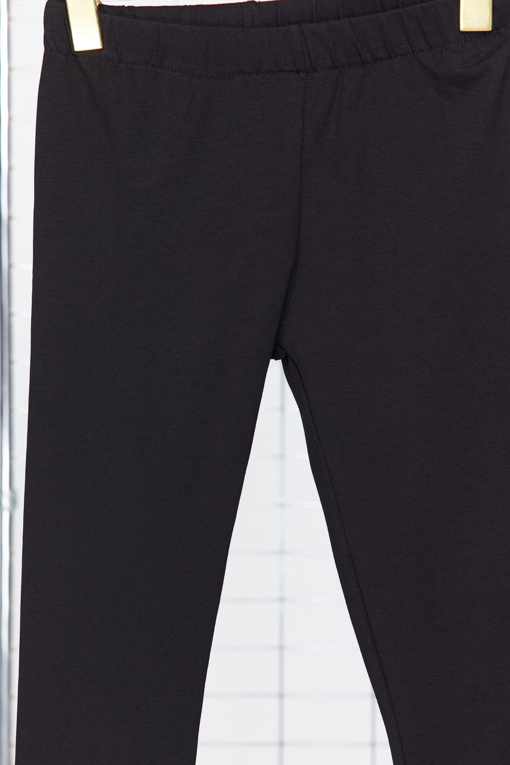 Siyah K?z Cocuk Pamuklu Basic Esnek Orme Tayt TKDSS24TA00005 - Trendyolmilla фото 7