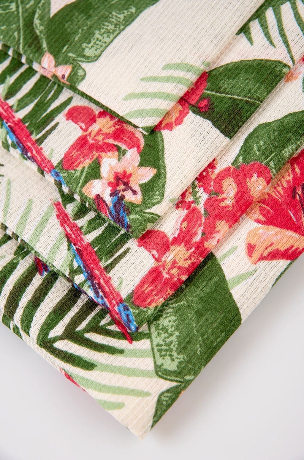 Набор вафельных полотенец 4 шт Happy Fox Home  фото 2