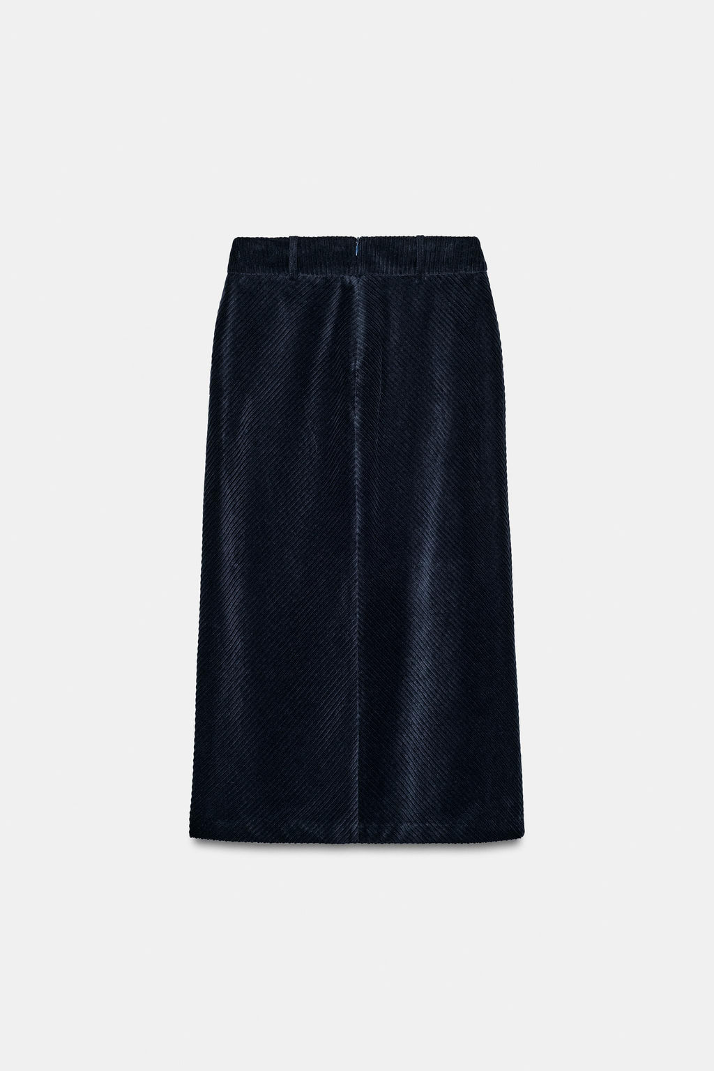 STRAIGHT CORDUROY MIDI SKIRT - Zara фото 7