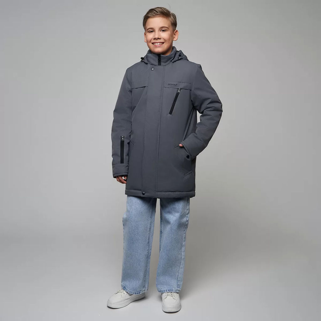 RODOS Куртка для мальчика осень/весна М-305 Чёрный  фото 56