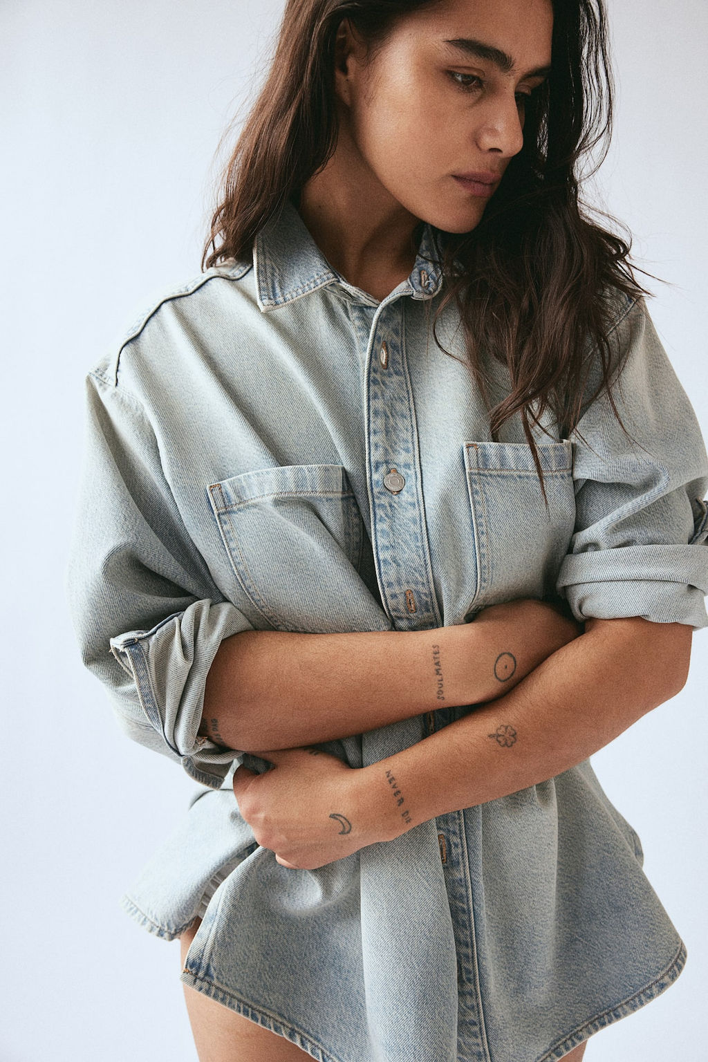 Camisa denim Feather Soft - H&m фото 4