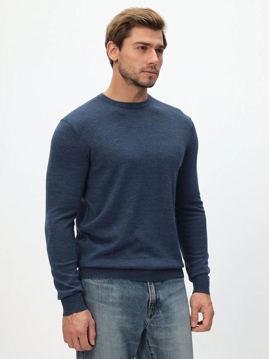Джемпер мужской GREG G121-CT 195421 (джинс)  фото 7
