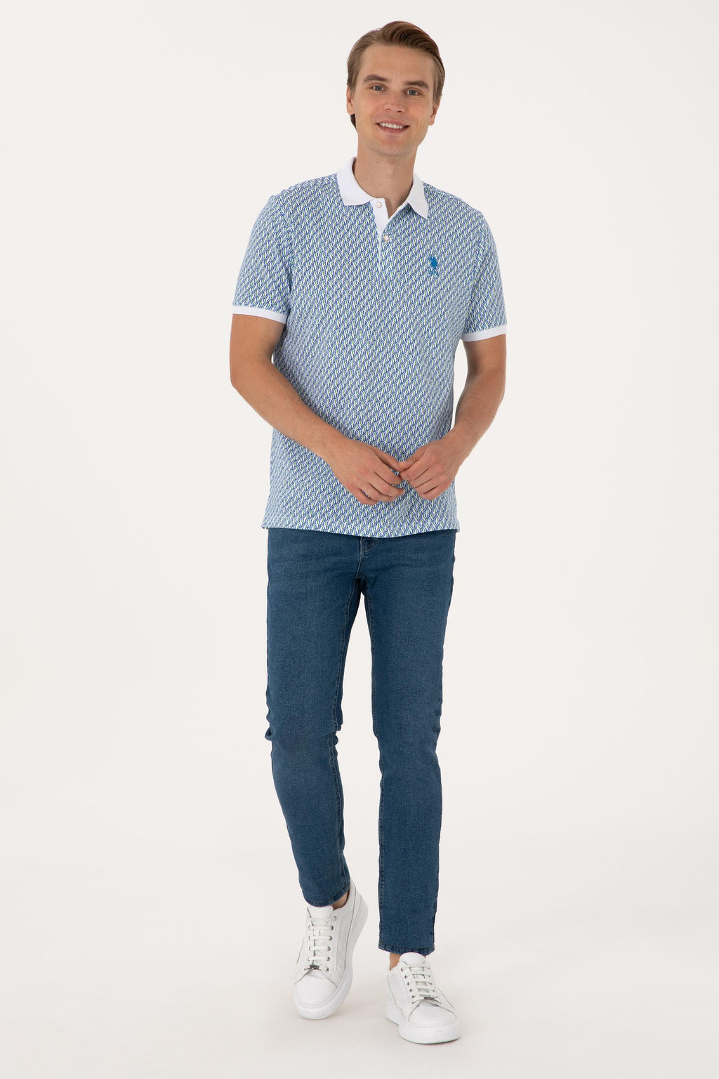 Erkek Beyaz Ti__rt - U.s. polo assn фото 4