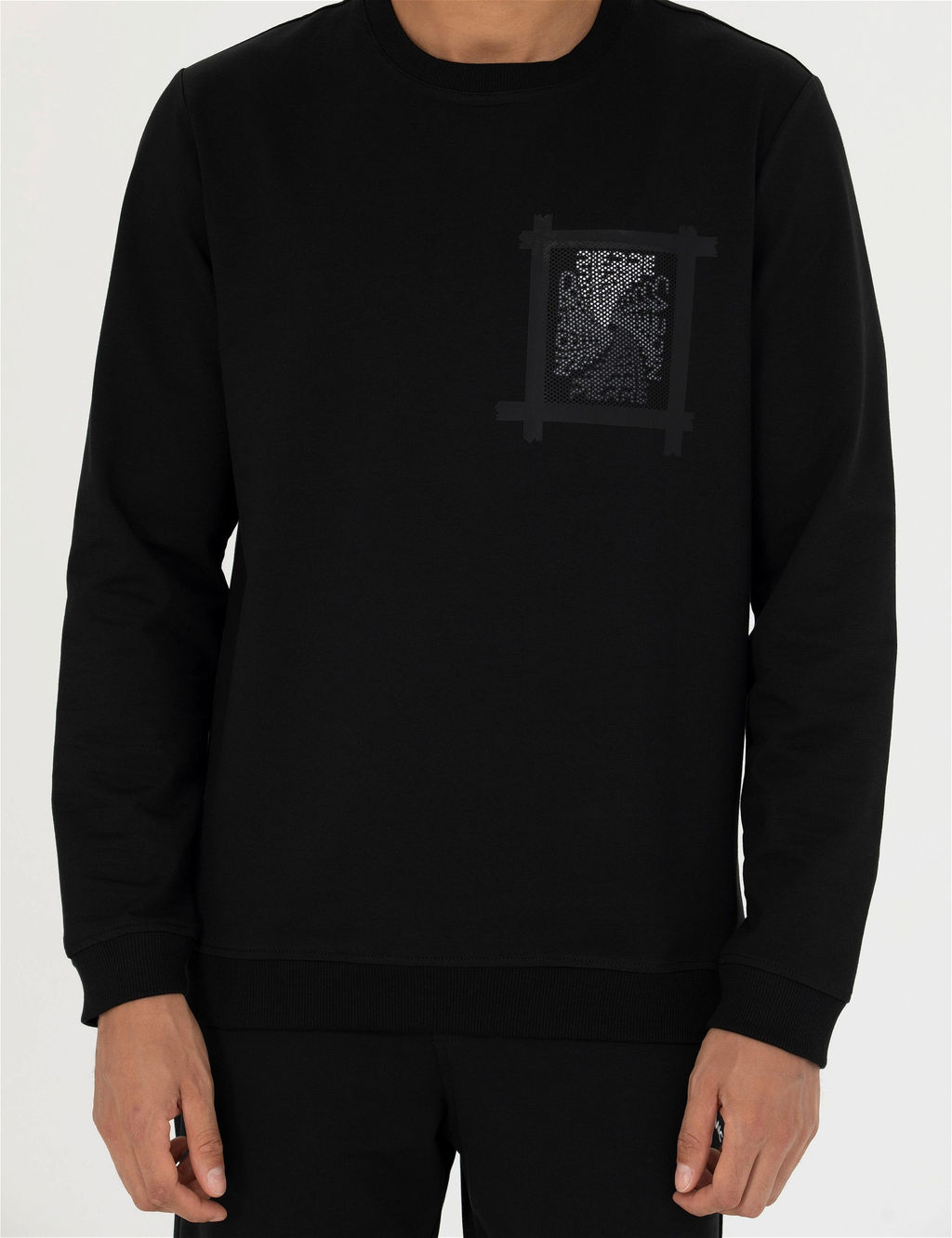 Siyah Sweatshirt - Pierre cardin фото 6