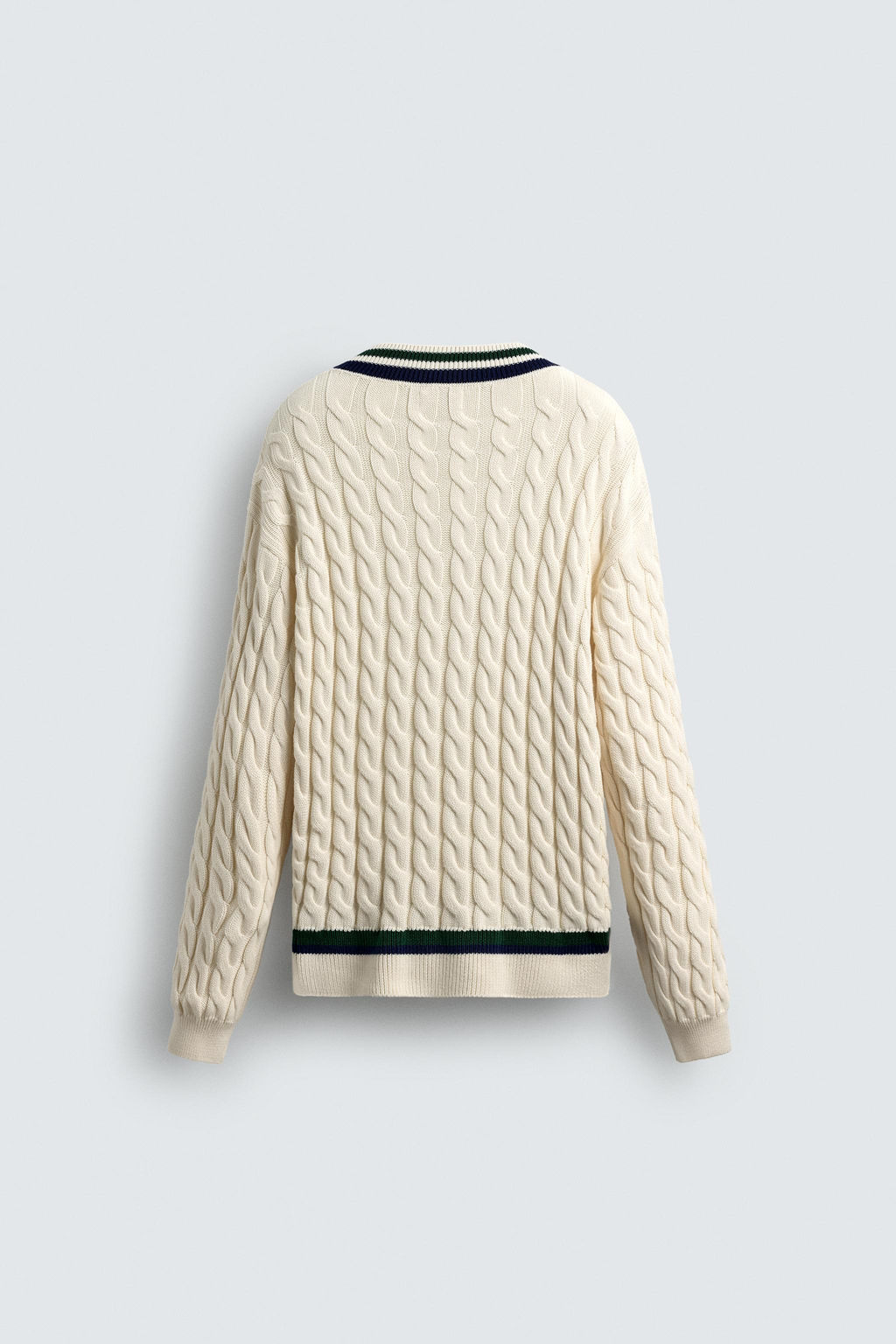 CABLE-KNIT SWEATER - Zara фото 7