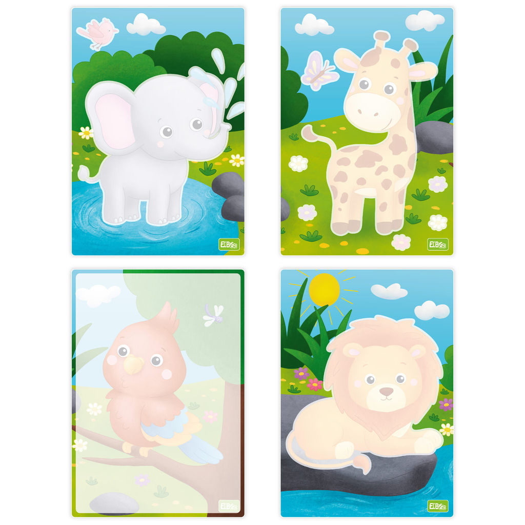 ElBascoKids / Набор раскрасок водой "Зоопарк"