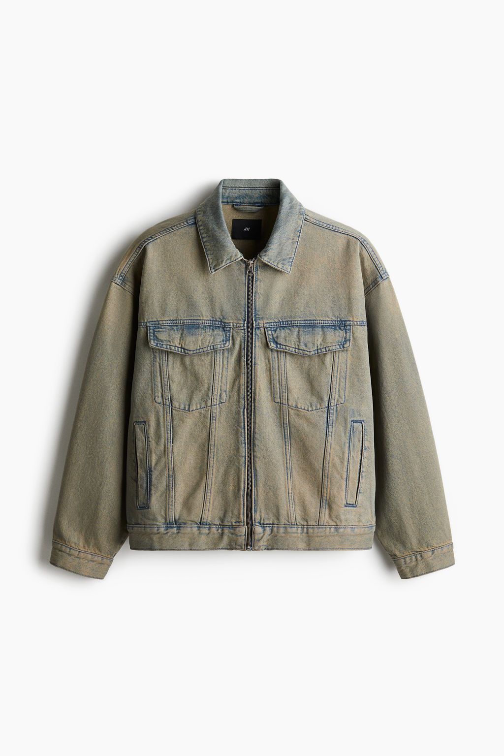 Cazadora worker en denim Loose Fit - H&m фото 2