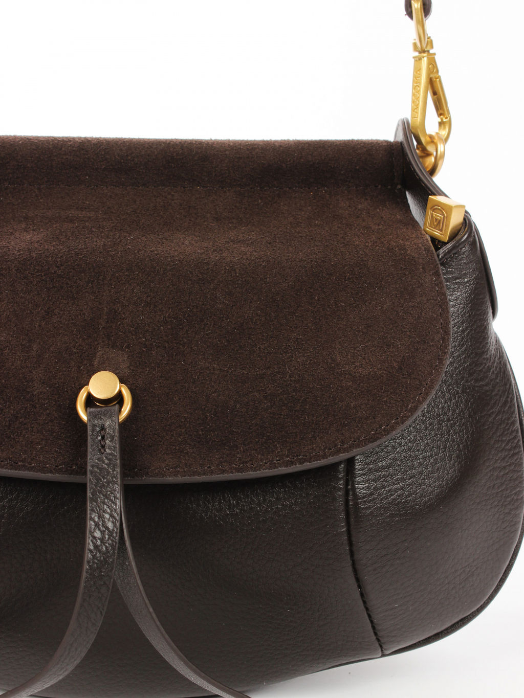 LACCOMA сумка АМ2080-С-коричневый натуральная кожа хлопок