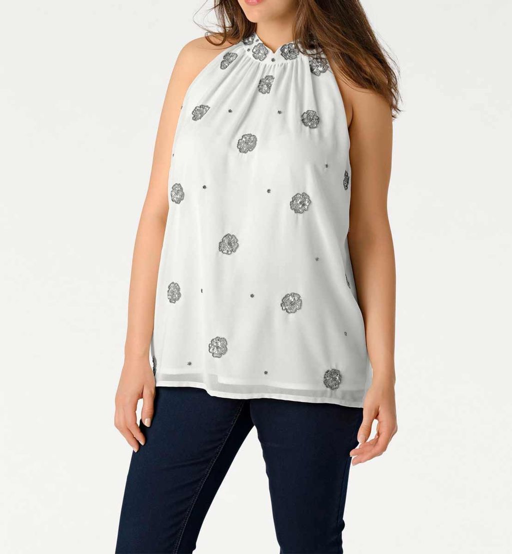 Топ, белый - Ashley brooke фото 6