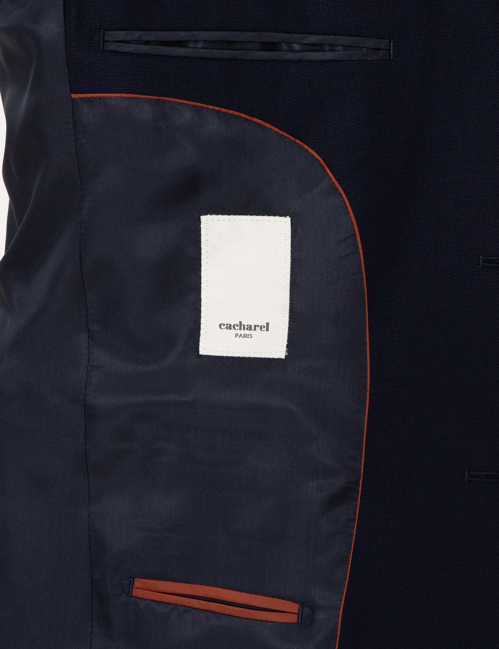 Lacivert Slim Fit Y_n Kar___ml_ Ceket - Cacharel фото 6