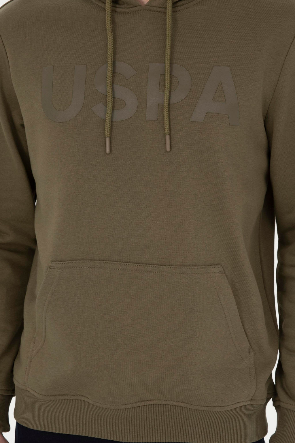 Erkek Haki Basic Sweatshirt